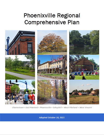 Cover image of the 2021 Phoenixville Regional Comprehensive Plan