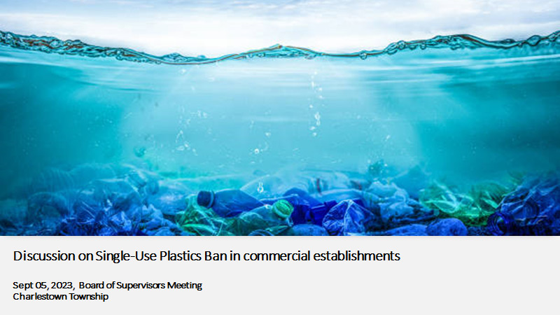 PDF of slides from Single-Use Plastics Ban in commercial establishments Power Point presentation